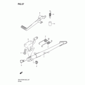 Схема узла: Подставка для Suzuki GSX-R750