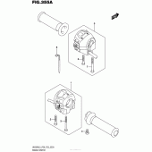 Схема вузла: Пульт управління рульовий для Suzuki UH200 Burgman