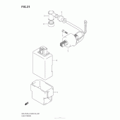 Схема узла: Электрооборудование для Suzuki DR-Z125 DR-Z125L