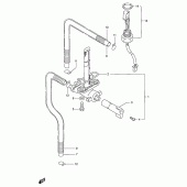 Схема вузла: Паливний кран для Suzuki GSX-R1100