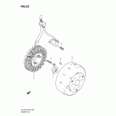 Схема узла: Статор & Ротор для Suzuki UH125 Burgman