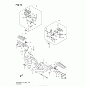 Схема узла: Подножки для Suzuki VZR1800 Boulevard M109R