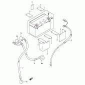 Схема вузла: Акумулятор для Suzuki DR-Z400 DR-Z400S