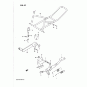 Схема вузла: Підставка для Suzuki GSX-R1100
