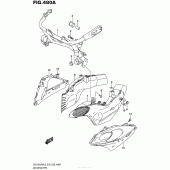 Схема узла: Воздухозаборник для Suzuki GSX1300 Hayabusa