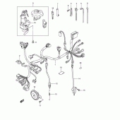 Схема вузла: Електропроводка (Model k3/k4/k5/k6) для Suzuki RV125