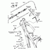 Схема вузла: Троси для Suzuki RM-Z250
