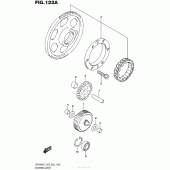 Схема вузла: Привід стартера Suzuki VZR1800 Boulevard M109R BOSS