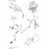 Схема вузла: Електроустаткування для Suzuki LS650 Boulevard S40