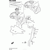 Схема узла: Топливный бак (Gsx-R1000L6 E28) для Suzuki GSX-R1000