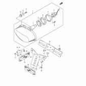 Схема вузла: Задній ліхтар (Стоп сигнал) для Suzuki VZ800 Marauder