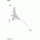 Схема вузла: Паливний кран Suzuki LS650 Boulevard S40