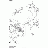 Схема вузла: Throttle Body (Vl800L4 E33) для Suzuki VL800 Boulevard C50T