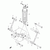 Схема вузла: Важіль прогресії для Suzuki GSF650 Bandit S