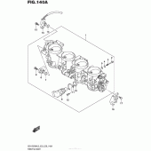 Схема узла: Дроссельная заслонка для Suzuki GSX1300 Hayabusa
