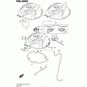 Схема вузла: Паливний бак (Gsx-R600L6 E33) для Suzuki GSX-R600