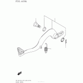 Схема вузла: Лапка гальма для Suzuki RM-Z450