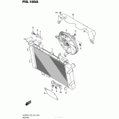 Схема вузла: Радіатор для Suzuki DL650 V-Strom