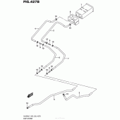 Схема вузла: Система вентиляції бензобака (Dl650Xal7 E33) для Suzuki DL650 V-Strom
