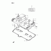Схема узла: Клапанная крышка для Suzuki GSX1100