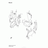 Схема вузла: Бічні панелі (Vz800L4 E28) для Suzuki VZ800 Boulevard M50