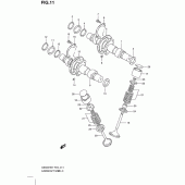 Схема вузла: Camshaft-valve для Suzuki GS500