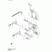 Схема вузла: Олійний охолоджувач (Model k2/k3/k4/k5 e6, e24) для Suzuki DR200 DR200SE