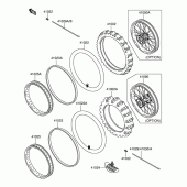 Схема вузла: Rear tire x для Suzuki RM100