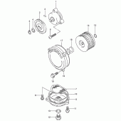 Схема вузла: Масляний насос для Suzuki DR650 DR650RSE