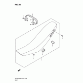 Схема узла: Сиденье для Suzuki DR-Z400 DR-Z400SM