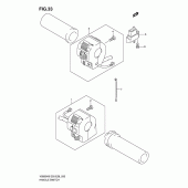 Схема узла: Пульт управления рулевой для Suzuki VS800 Boulevard S50