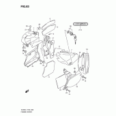 Схема вузла: Бічні панелі (Vl800l1 e24) для Suzuki VL800 Intruder C800C/ Boulevard C50C