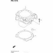 Схема вузла: Циліндр для Suzuki RM-Z450