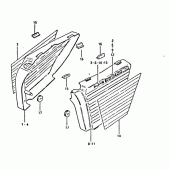 Схема вузла: Бічні панелі (Gsx400sx) для Suzuki GSX400