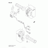 Схема узла: Пульт управления рулевой (An650A L2 E28) для Suzuki AN650 Burgman (EU analogue of SkyWave)