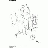 Схема вузла: Бічні панелі для Suzuki LS650 Boulevard S40