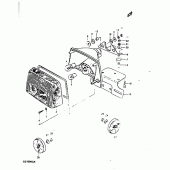 Схема узла: Задний фонарь (Стоп-сигнал) (E18,  e26,  e39) для Suzuki GS1000