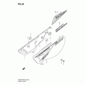 Схема вузла: Бічні панелі для Suzuki DR200 DR200SE