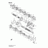 Схема узла: Трансмиссия для Suzuki GSX1250