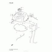 Схема вузла: Паливний бак (Gsx-R600L2 E28) для Suzuki GSX-R600