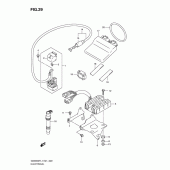 Схема узла: Электрооборудование (Gsx650ful1 e24) для Suzuki GSX650
