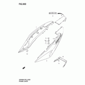 Схема вузла: Бічні панелі (Gs500fk5/fuk5) для Suzuki GS500
