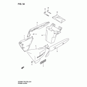Схема узла: Боковые панели (Model k3/k4/k5/k6) для Suzuki GZ250 Marauder