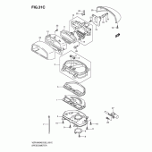 Схема вузла: Спідометр (Vzr1800zk8/zu2k8) для Suzuki VZR1800 Intruder M1800R/ Boulevard M109R