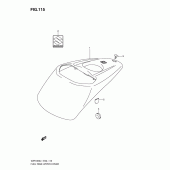 Схема узла: Накладка топливного бака для Suzuki VZR1800 Intruder M1800R/ Boulevard M109R