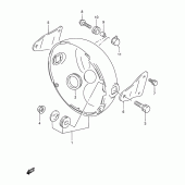 Схема узла: Кожух фары для Suzuki GS500