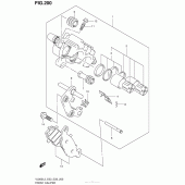 Схема узла: Передний тормозной суппорт для Suzuki VL800 Boulevard C50T
