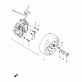 Схема узла: Статор & Ротор для Suzuki TS125