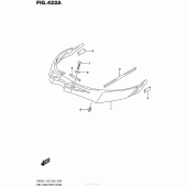 Схема вузла: Накладка паливного бака Suzuki SV650