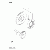 Схема вузла: Привід стартера для Suzuki UH200 Burgman